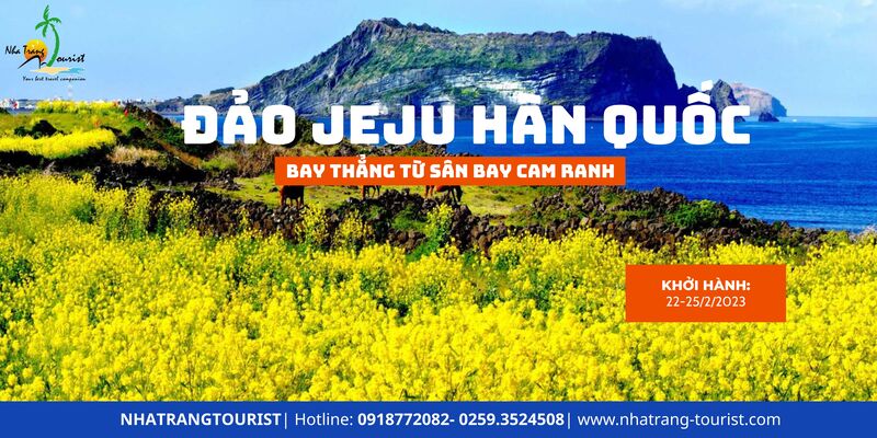 Tour Jeju Hàn Quốc khởi hành từ Nha Trang