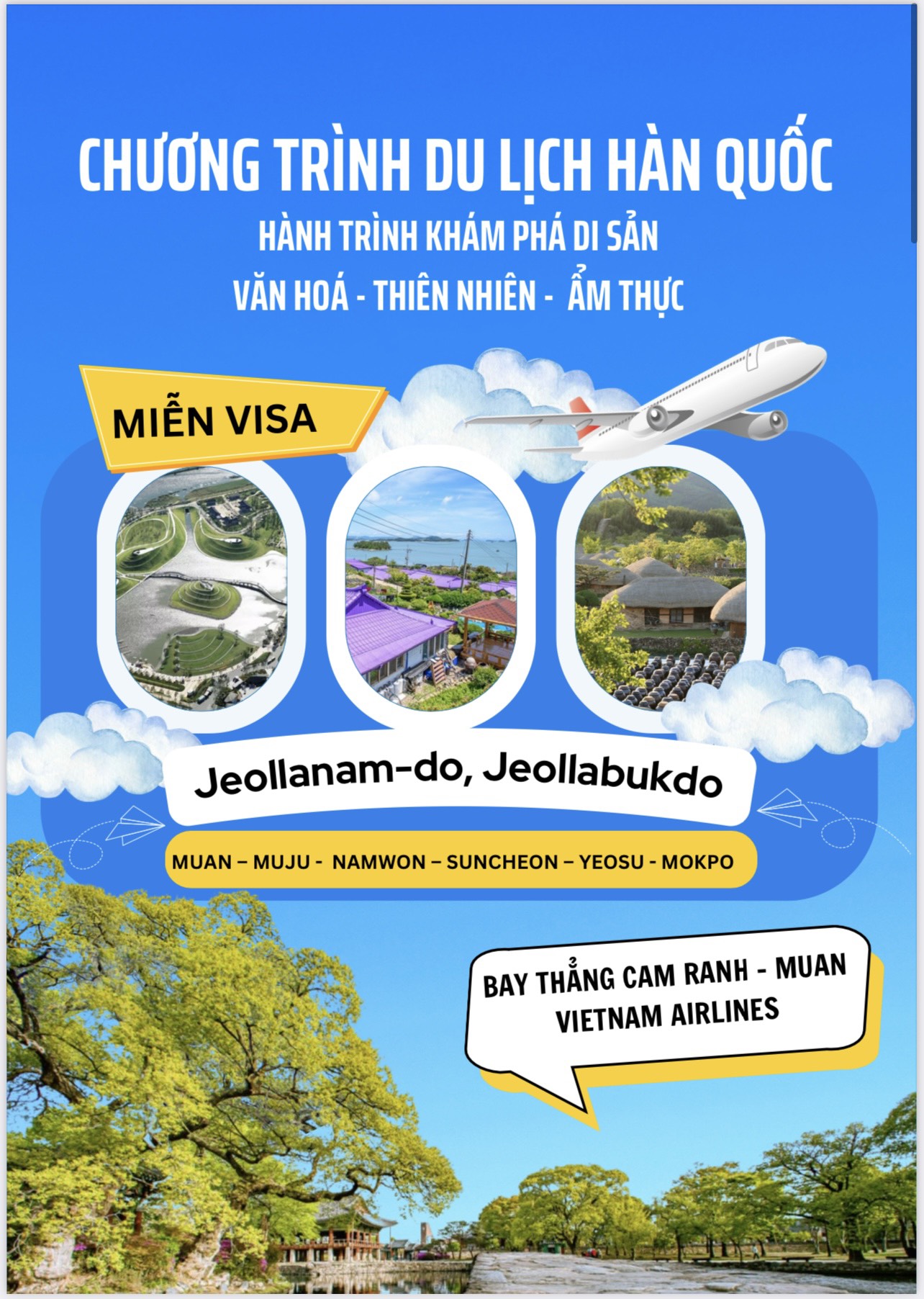 tour han quoc mien visa