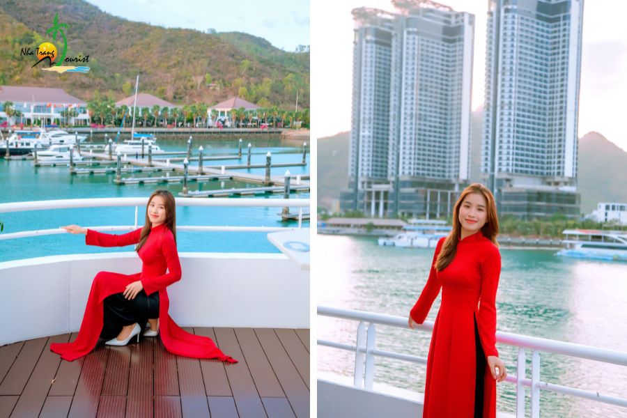 ao dai trong tour du thuyen sea coral204