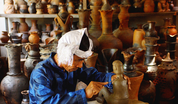 Làng gốm Bàu Trúc đã có truyền thống lâu đời