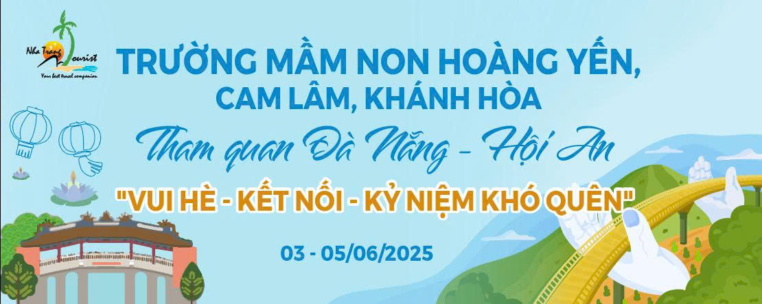 hanh trinh di san mien trung tour doan truong mam non hoang yen2011
