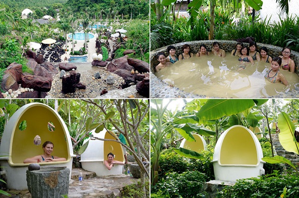 Tắm bùn Trăm Trứng Nha Trang độc đáo được các du khách yêu thích