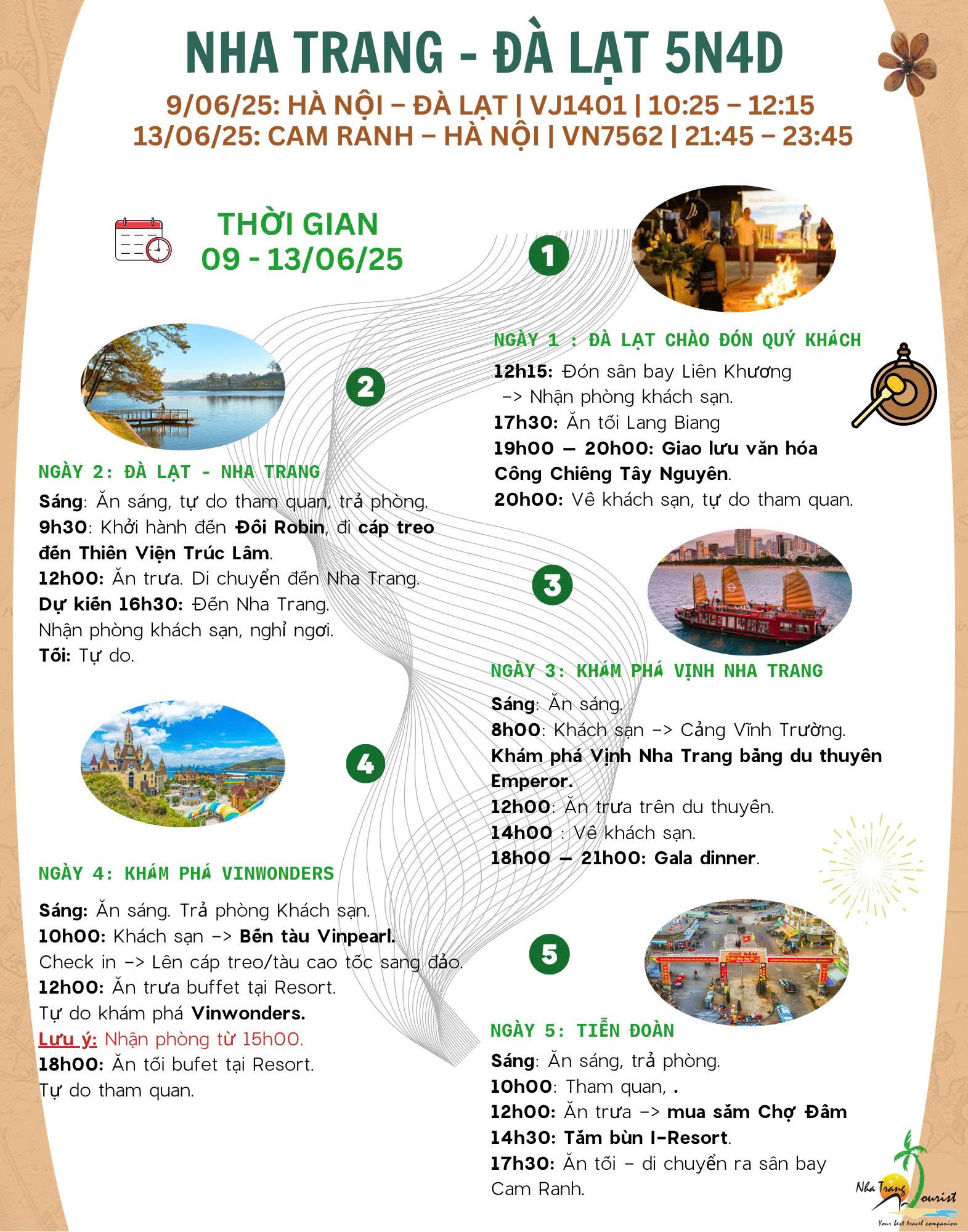 nha trang da lat 5n4d thcs thai giang pho2018