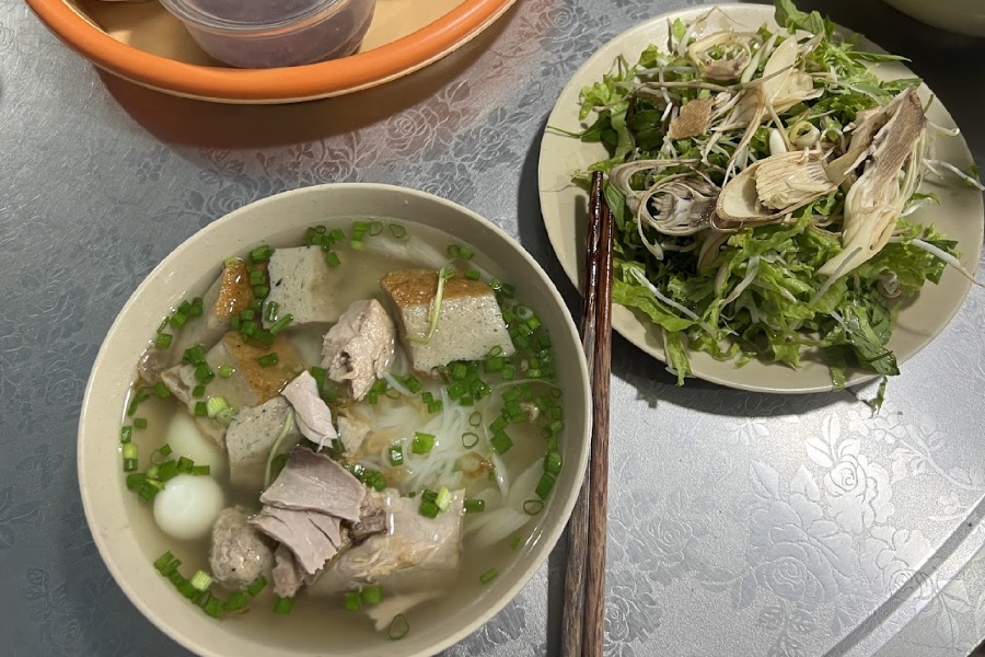 Bún chả cá Quán Mịn Nha Trang