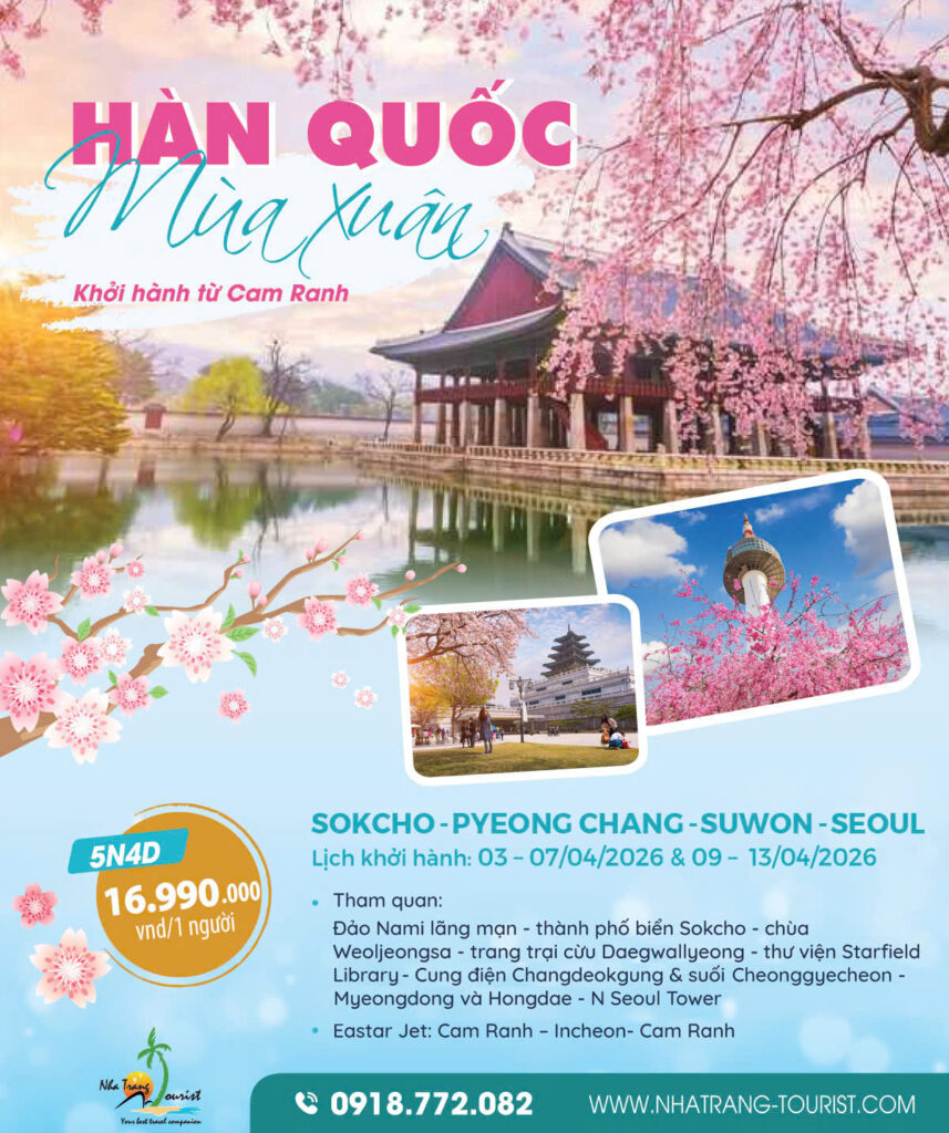 Tour Hàn Quốc mùa xuân 2026