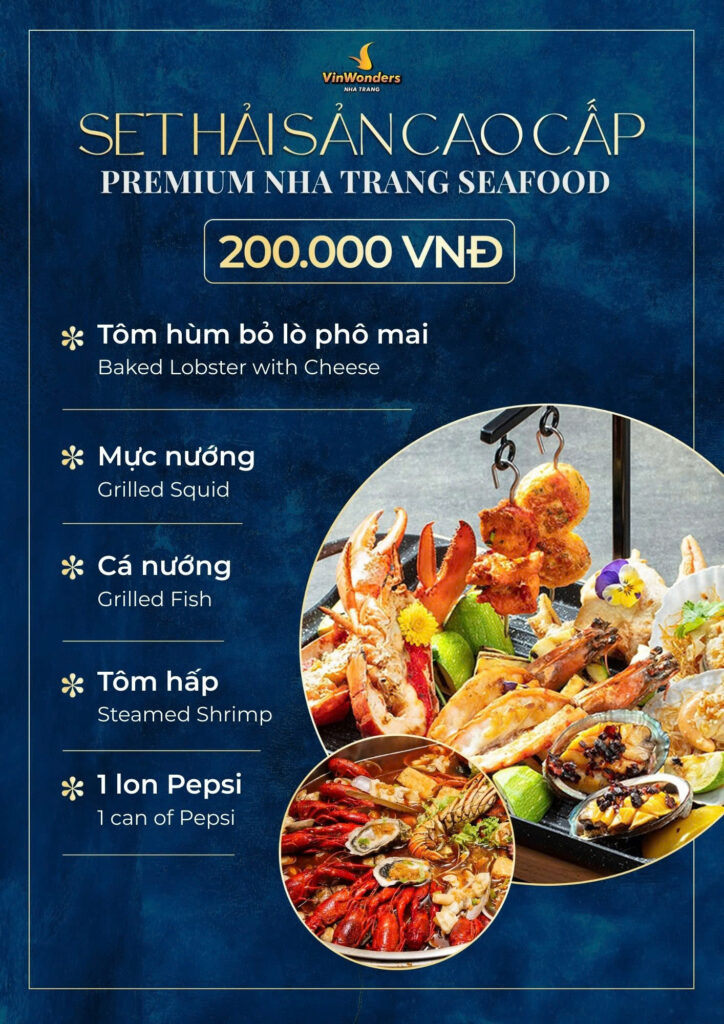 Set menu hải sản cao cấp