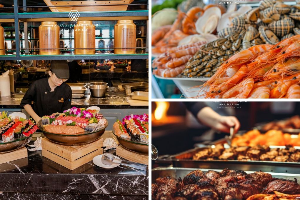 Buffet BBQ hải sản tối tại Ambassador Club, Ana Marina Nha Trang 13 buffet ambassador club 2