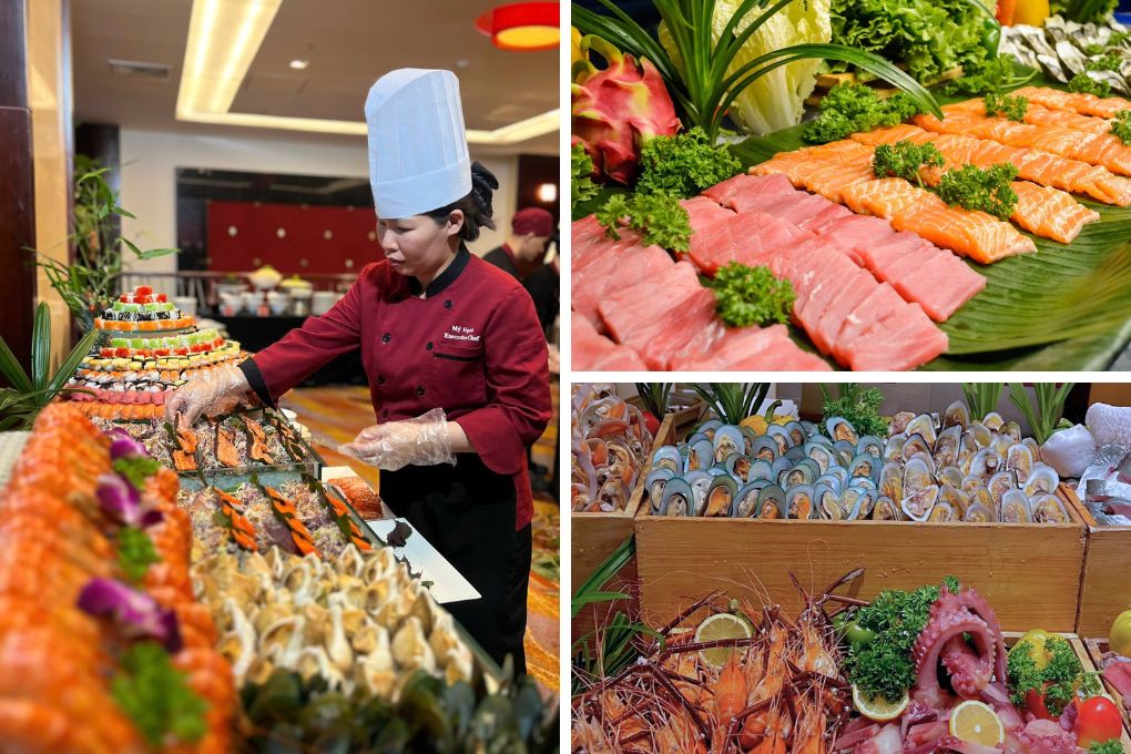 Buffet hải sản tối tại nhà hàng The Square - Novotel Nha Trang