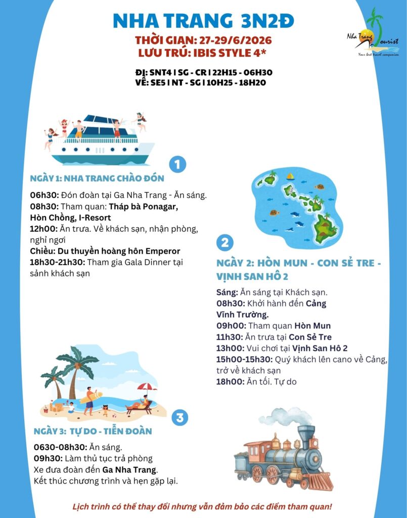 Nha Trang 3N2Đ - Hành trình Gia đình đẳng cấp, nơi mỗi khoảnh khắc đều đáng nhớ 11 lich trinh nha trang 3n2d gia dinh co lien 2
