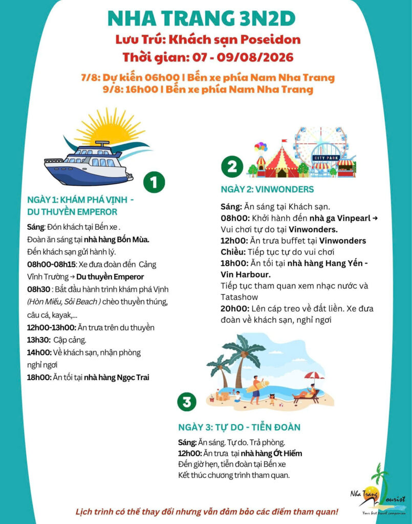lich trinh nha trang 3n2d cong ty southern seasky logistics 1