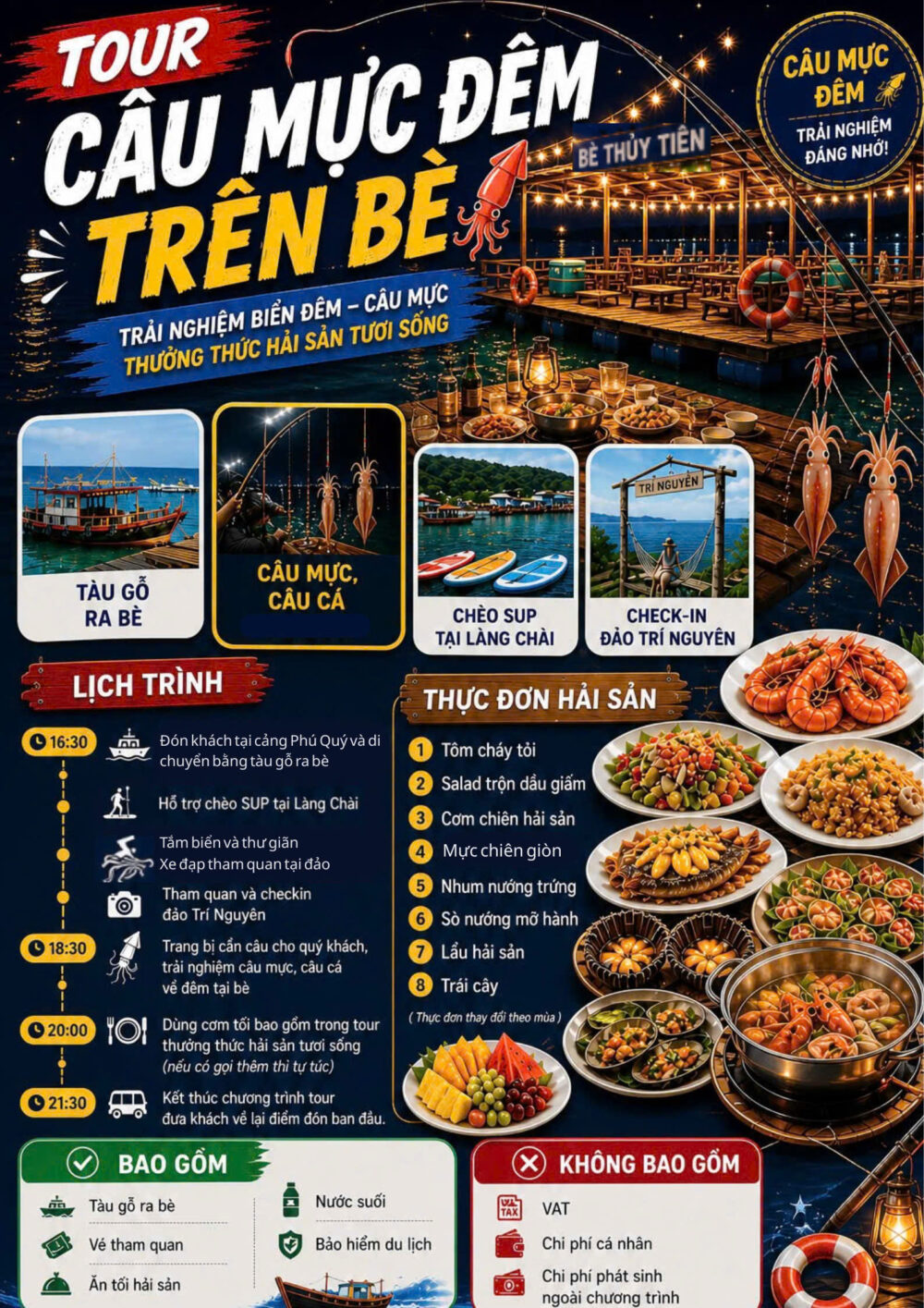 Tour câu mực đêm Nha Trang | Trọn gói - lịch trình hấp dẫn - Ảnh 2