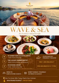 Buffet thượng hạng tại Vinpearl Luxury 6* (đảo Vinpearl)