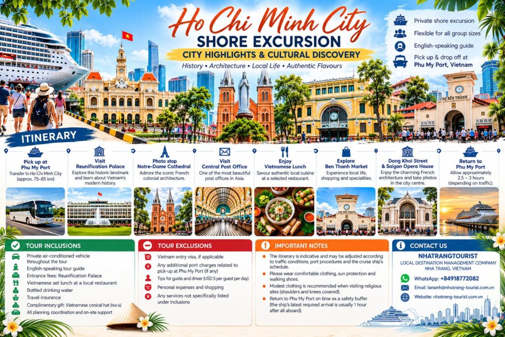 Ho Chi Minh City Shore Excursion from Phu My Port