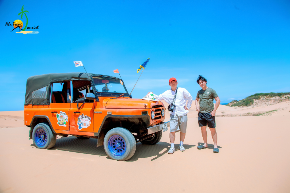 A local guide accompanying travellers during their private tour and ground arrangements in Nha Trang