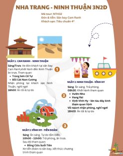 Lịch trình tour Nha Trang - Ninh Thuận 3N2Đ từ Hà Nội