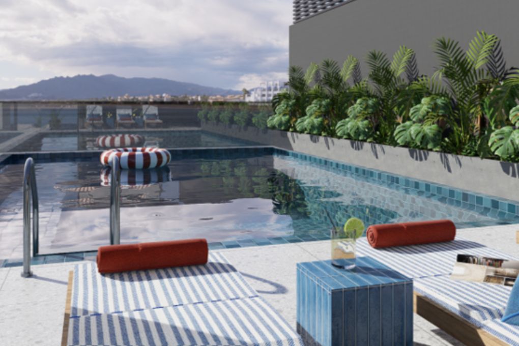 M Village Premier Hotel Đà Nẵng Beach - Trải nghiệm Lifestyle hiện đại gần biển Mỹ Khê 2 Rooftop Swimming Pool tầng 10 - hình ảnh từ factsheet M Village