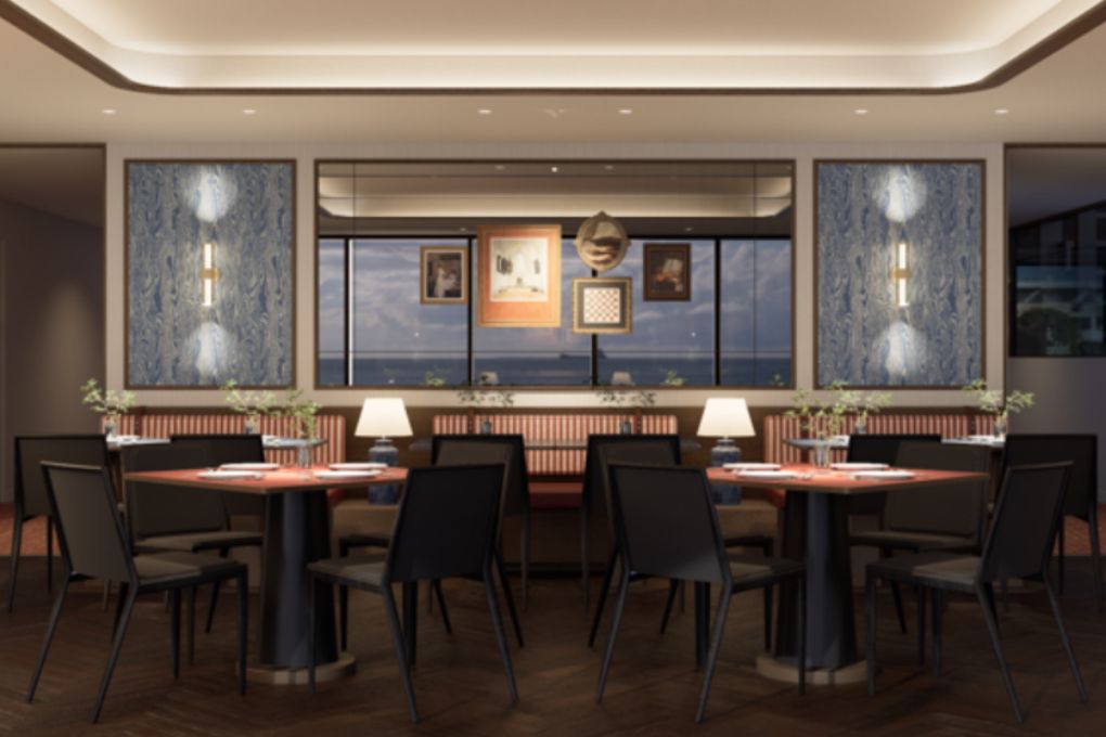 M Village Premier Hotel Đà Nẵng Beach - Trải nghiệm Lifestyle hiện đại gần biển Mỹ Khê 3 Nhà hàng ăn sáng với tầm nhìn hướng biển - hình ảnh từ factsheet M Village.