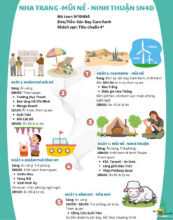 Chi tiết lịch trình tour Nha Trang - Mũi Né - Ninh Thuận 5N4Đ từ Hà Nội